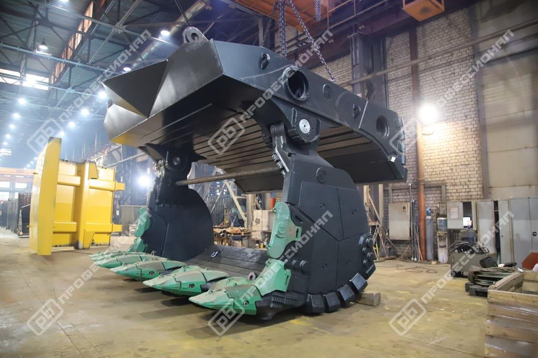 Ковш прямая лопата для экскаватора Liebherr 996 объемом 34 куб.м
